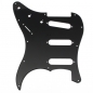 Schwarze PVCschutzvorrichtung strat elektrische Gitarre pickguard Instrumentteile