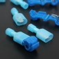 Excellway® TC01 50 Stüke Blaues Schnell Verbindungskabel Messklemme Und Female Spade Connector Verbinder Satz