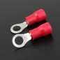25pcs haben rote Gummi-PVCterminals Ringstecker-RC 0.5-1.5mm ² isoliert