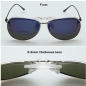 Polarisierte Sonnenbrillen Clip Sonnenbrille Fahren Nachtsicht Objektiv