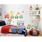 Schöne Cartoonzugtiere absetzbarer Wandaufkleber für das Kinderschlafzimmer