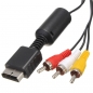 Audio Video AV Kabel Draht zu 3 RCA TV Lead Für Sony Play Station PS2 PS3