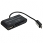 3 In 1 Mikro-Leser-Adapter USB-OTG-Kartenleser für Tablet-Handy