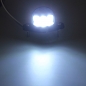12V 6 LED s Number Plate License Licht Reflektor für Motorrad Anhänger LKW LKW