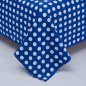 3 oder 4pcs Polyester-Faser-blaues weißes Labyrinth-gedruckte doppelte mit Seiten versehene Gebrauch-Bettwäsche-Sätze