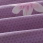 3 oder 4pcs purpurrote Rosen Blumen reagierende Druck Polyesterfaser Bettwäsche Sets