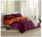 3 oder 4pcs reine Baumwolle hat purpurrosa Farbe einfache Bettwäschegarnituren sortiert