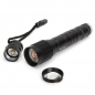 MECO XM-L T6 3600LM Zoombare LED Taschenlampe 2x18650