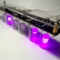 Geekcreit® DIY Aurora LED Bunte Licht Würfel Chromatographie Glas Uhr Kit