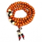 108pcs 8mm Multilayer Sandelholz Buddha Gebetskette Armband Halskette