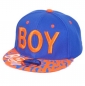 Unisex BOY Schreiben Stickerei Baseballkappe Leopard Brim Hysterese Einstellbare Hat