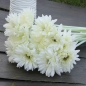 10pcs Sunbeam künstliche Blumen Mama Gerber Gänseblümchen Brautstrauß Silk Hochzeit Blumen