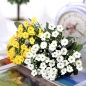 Kunstseide Orchidee Blumen Blumenstrauß Ausgangspartei Hochzeits Garten Decor Pflanze