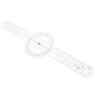 Physio durchsichtigem Kunststoff Goniometer Winkel Ruler Joint Bend maß messen