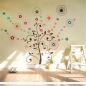 Glückliche Baum Wand Aufkleber Kunst Dekor entfernbare Vinylwand Hintergrund Home Decor