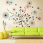 Glückliche Baum Wand Aufkleber Kunst Dekor entfernbare Vinylwand Hintergrund Home Decor