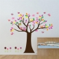 New Owl Wall Stickers Baum Schmetterlings Dekor Wand Nursery Vinyl Kunsthaus Aufkleber 