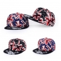 Unisex England UK Flagge Baseball Cap einstellbar Snapback Sonnenschirm Hip-Hop Hut