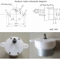 12V DC 3RPM High Torque Elektrogetriebekasten Motor