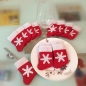 Weihnachten Mini Besteck Socken Weihnachtsbaum hängen Dekor