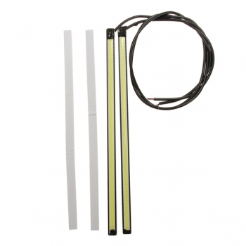 Paar 20 CM COB LED DRL Tagfahrlicht Auto Streifen Nebelscheinwerfer Rücklicht
