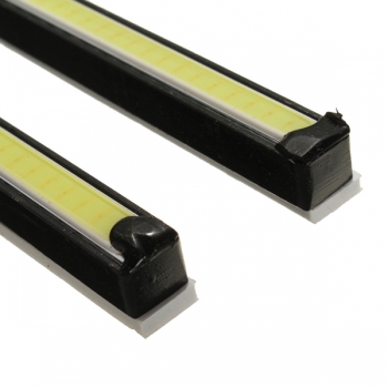 Paar 20 CM COB LED DRL Tagfahrlicht Auto Streifen Nebelscheinwerfer Rücklicht