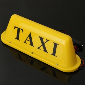 Wasserdicht Taxi Magnetfuß Roof Top Car Cab LED Registrieren Licht Lampe