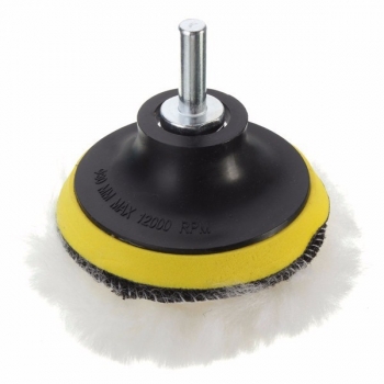 Drillpro 8Pcs 3 Zoll Woolen Polieren / Polieren Pad Kit für Auto Polierer