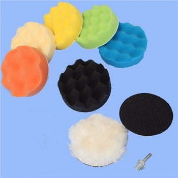 Drillpro 8Pcs 7 Zoll Sponge Polieren / Polieren Pad Kit für Auto Polierer