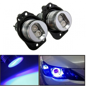 12V LED Hauptscheinwerfer Angel Eyes Halo Ringe Birnen Lampe Blue Light für BWM E90 E91