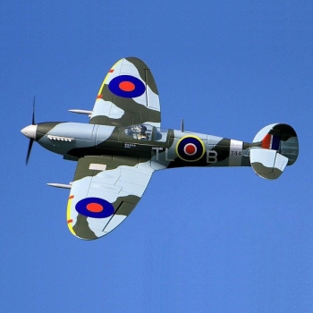 Dynam Supermarine Spitfire 1200mm Spannweite RC Warbird Flugzeug PNP