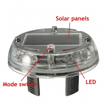 Auto Sonnenenergie Blitz Rad Reifen Felge Licht Lampe 4 Modi 12 LED