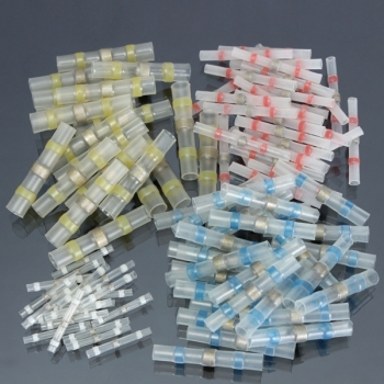 Excellway® HS03 100Pcs 26-10AWG Lötmaterial Schrumpfschlauch Verbinder