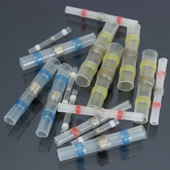 Excellway® HS03 100Pcs 26-10AWG Lötmaterial Schrumpfschlauch Verbinder