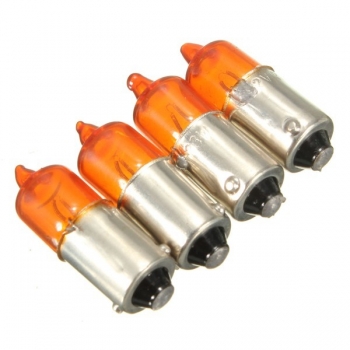 4pcs 12v 23w Motorradumdrehung singal Anzeigezwiebel stützen ba9s Mini bernsteinhalogen