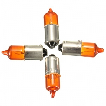 4pcs 12v 23w Motorradumdrehung singal Anzeigezwiebel stützen ba9s Mini bernsteinhalogen