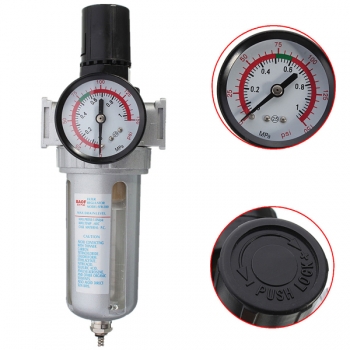 SFR200 Pneumatischer Luftfilterregler Gasquellenbehandlungsdruckmanometer für Luftverdichter