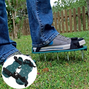 Gartenarbeit Gras Rasen Plastic Belüften Schuhe Greensward Spikes Lockerung Ausrüstung