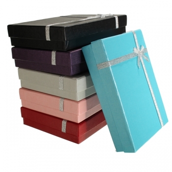 Bowknot Armband Halskette Schmuck Verpackung Geschenk Kasten Kasten
