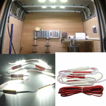 10pcs LED Innenraum Licht für LWB Van LKW Sprinter Ducato Transit 12V DIY