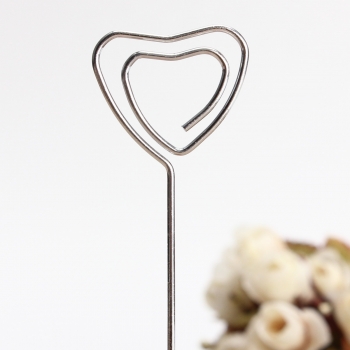 Herz Form Klipp Karten Standplatz Red Heart Bilder Foto Kartenhalter Memo Papier Mitteilung Clip