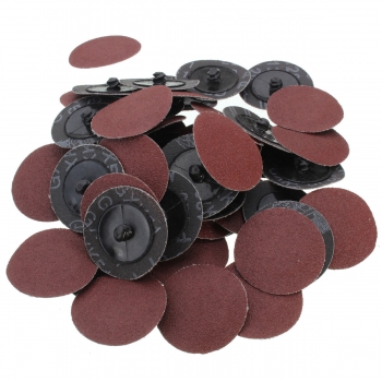 50 Stück 2 Zoll 120Grit Roloc R Type Rollsperre Schleifen Schleifscheibe Plätzchen 