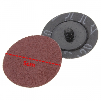 50 Stück 2 Zoll 120Grit Roloc R Type Rollsperre Schleifen Schleifscheibe Plätzchen 