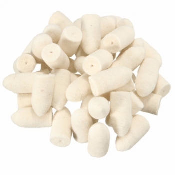 45pcs Wolle Polierkopf Schwabbelscheibe Für Dremel Mit 2 conecting Rods