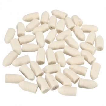 45pcs Wolle Polierkopf Schwabbelscheibe Für Dremel Mit 2 conecting Rods