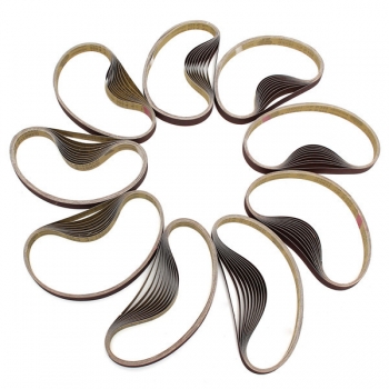10pcs 770x24mm Zirkonoxid Schleifschleifbänder für Schleif Wood Work