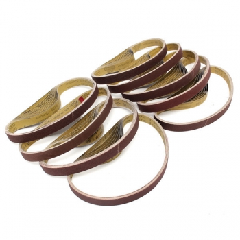 10pcs 770x24mm Zirkonoxid Schleifschleifbänder für Schleif Wood Work