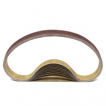 10pcs 770x24mm Zirkonoxid Schleifschleifbänder für Schleif Wood Work