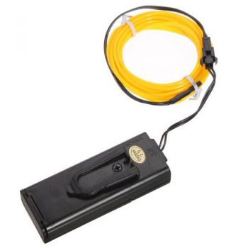 1M 10 farben 3 V Flexible Neon EL Draht Licht Tanz Party Decor Licht Batterie Powered Controller