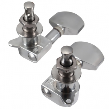 Chrome Gitarren Schnur abstimmende Stöpsel Heads Acoustic 6 PCS Rechts Links